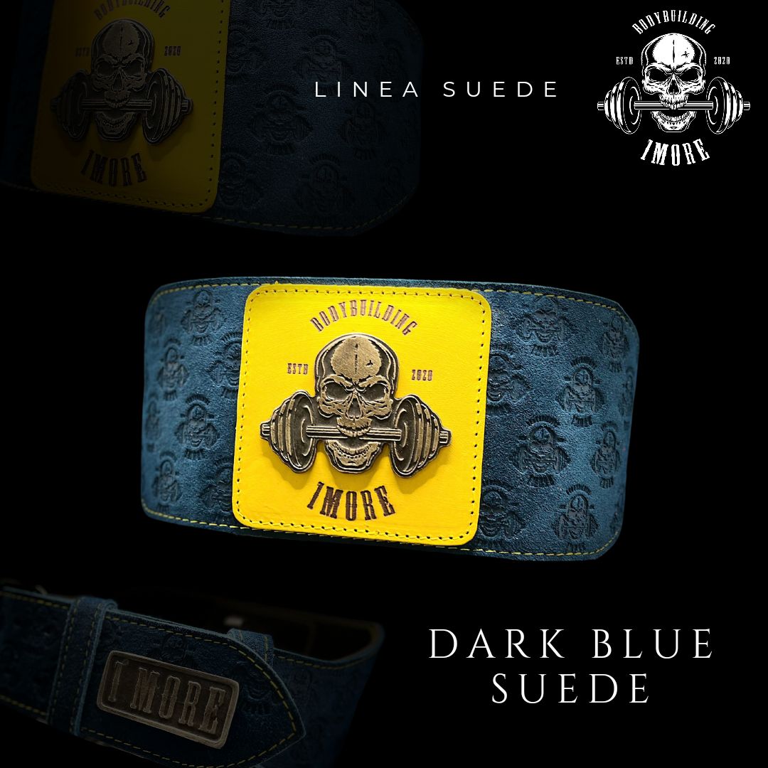 Belt Blue Suede - Image 1