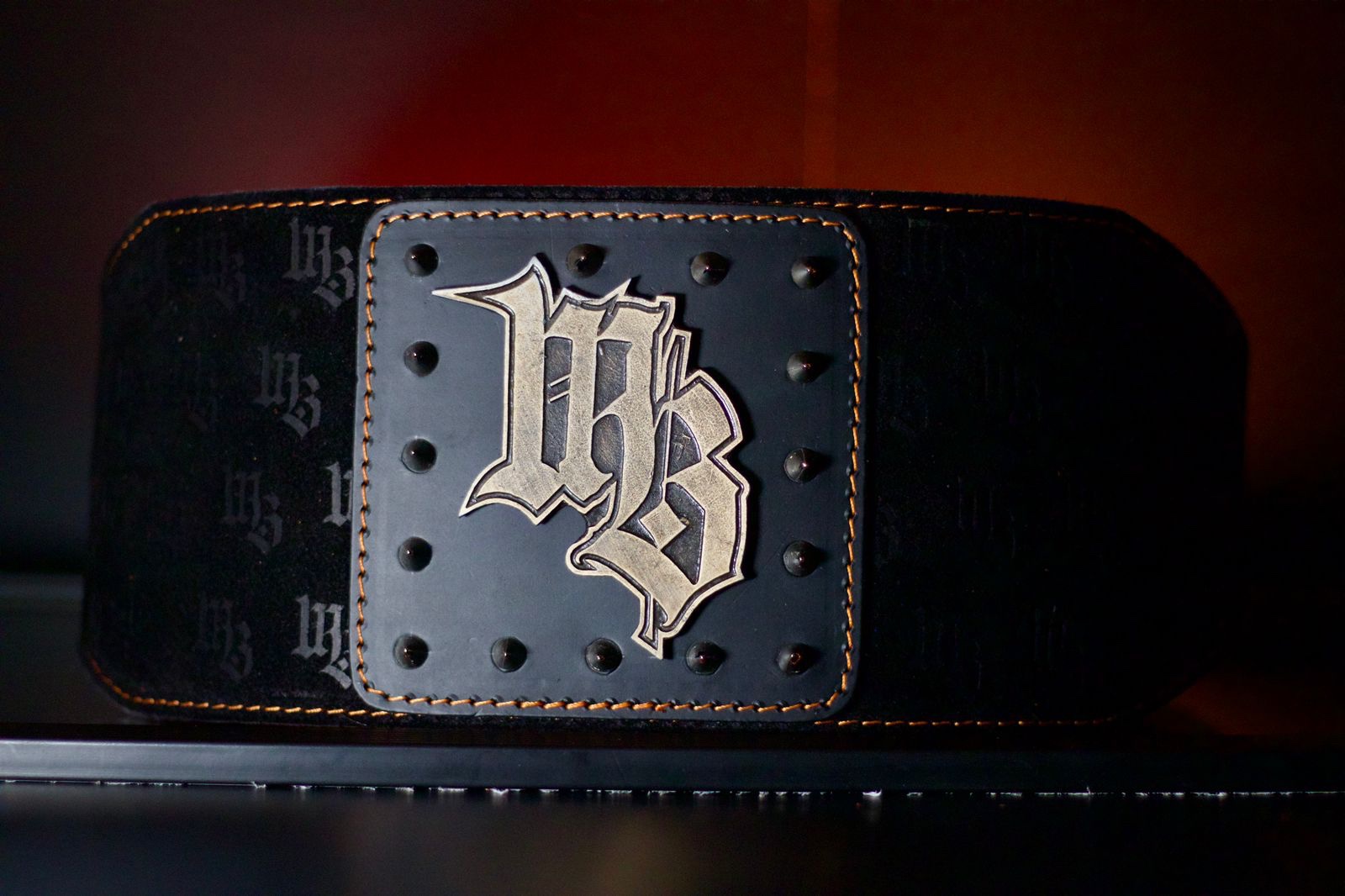 BELT ORANGE SPIKES - Image 1
