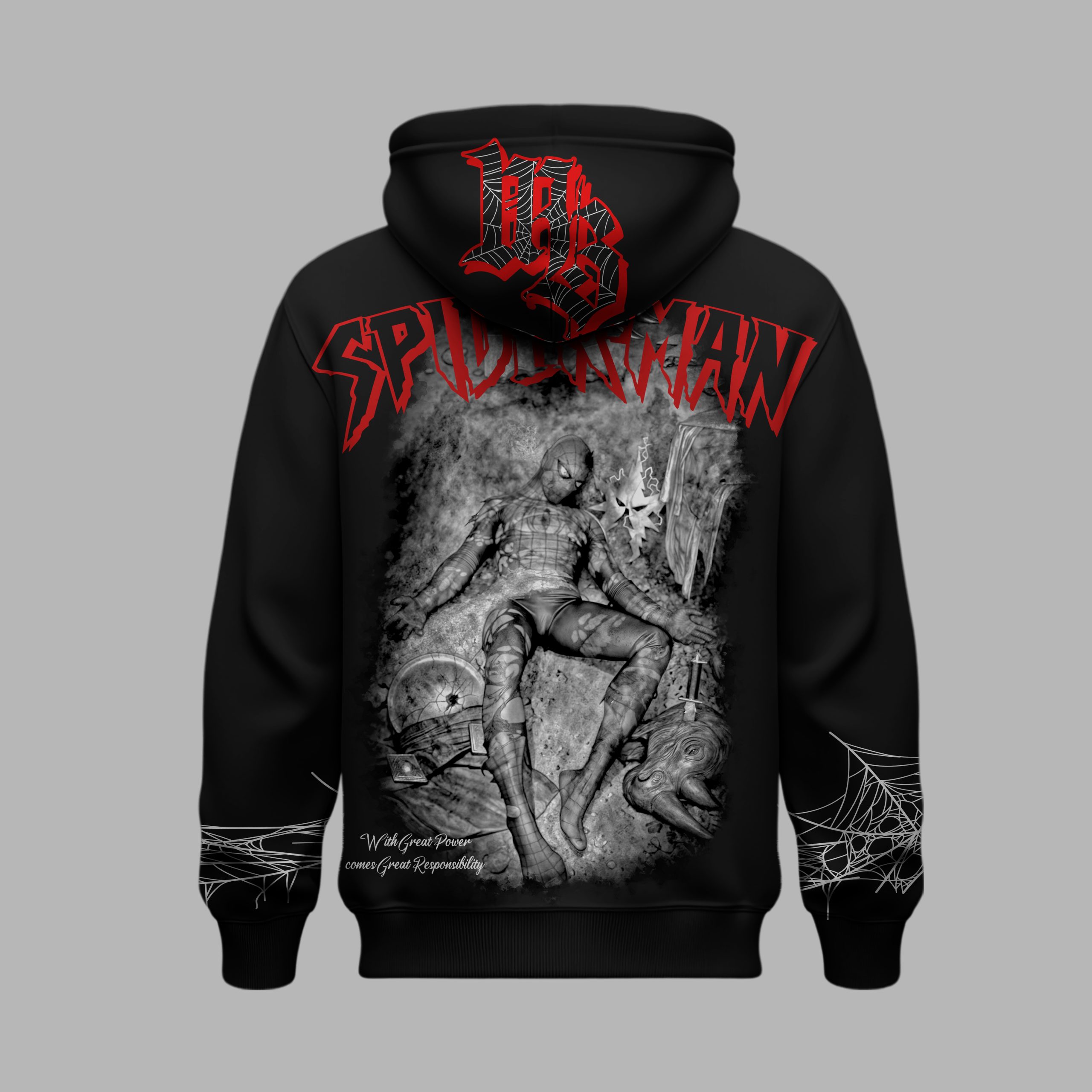 SPIDERMAN GRAVE HOODIE - Image 1