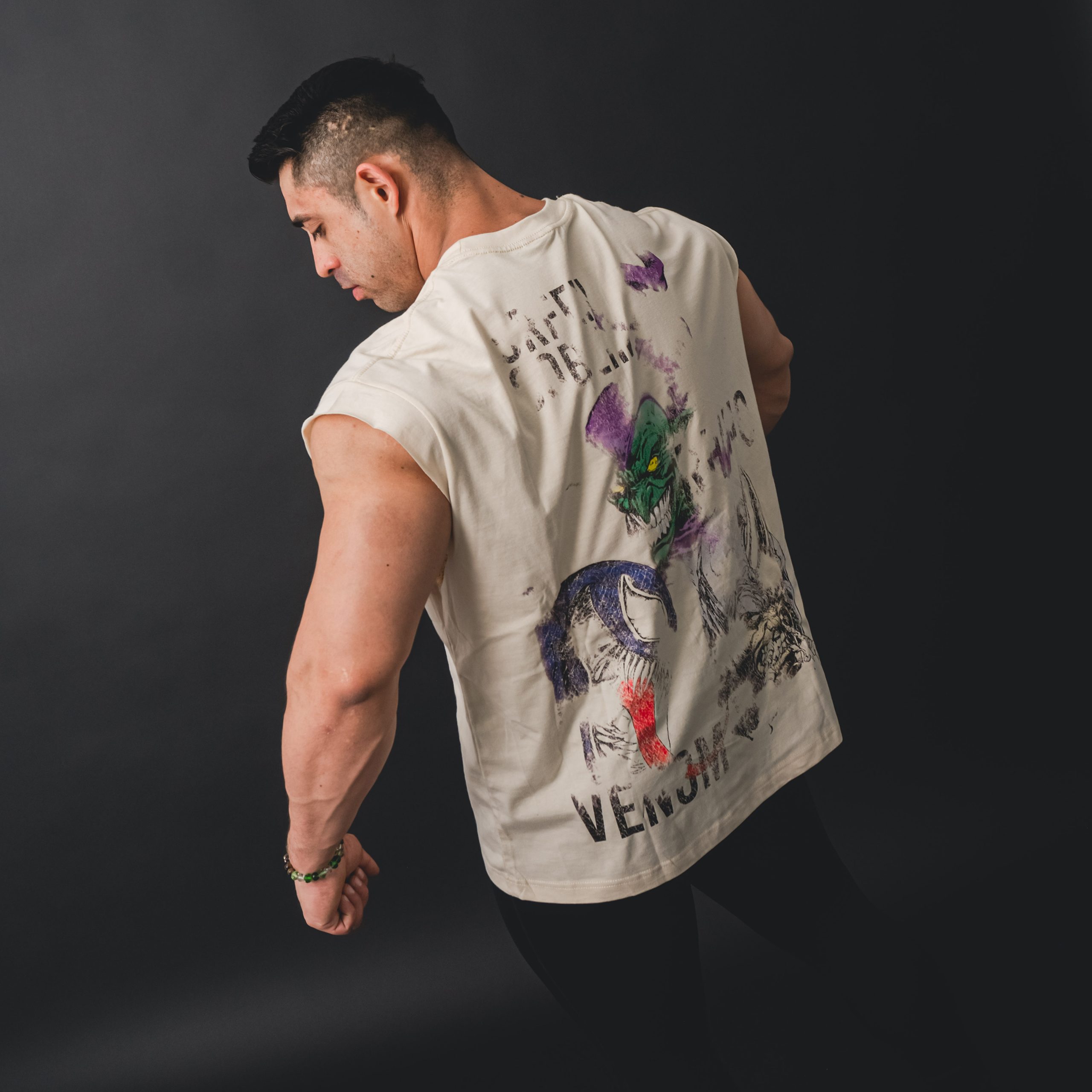 DEAD SPIDERMAN MUSCLE TEE - Image 4