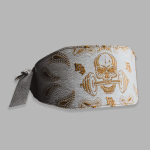 BANDANA GOLD & WHITE BELT