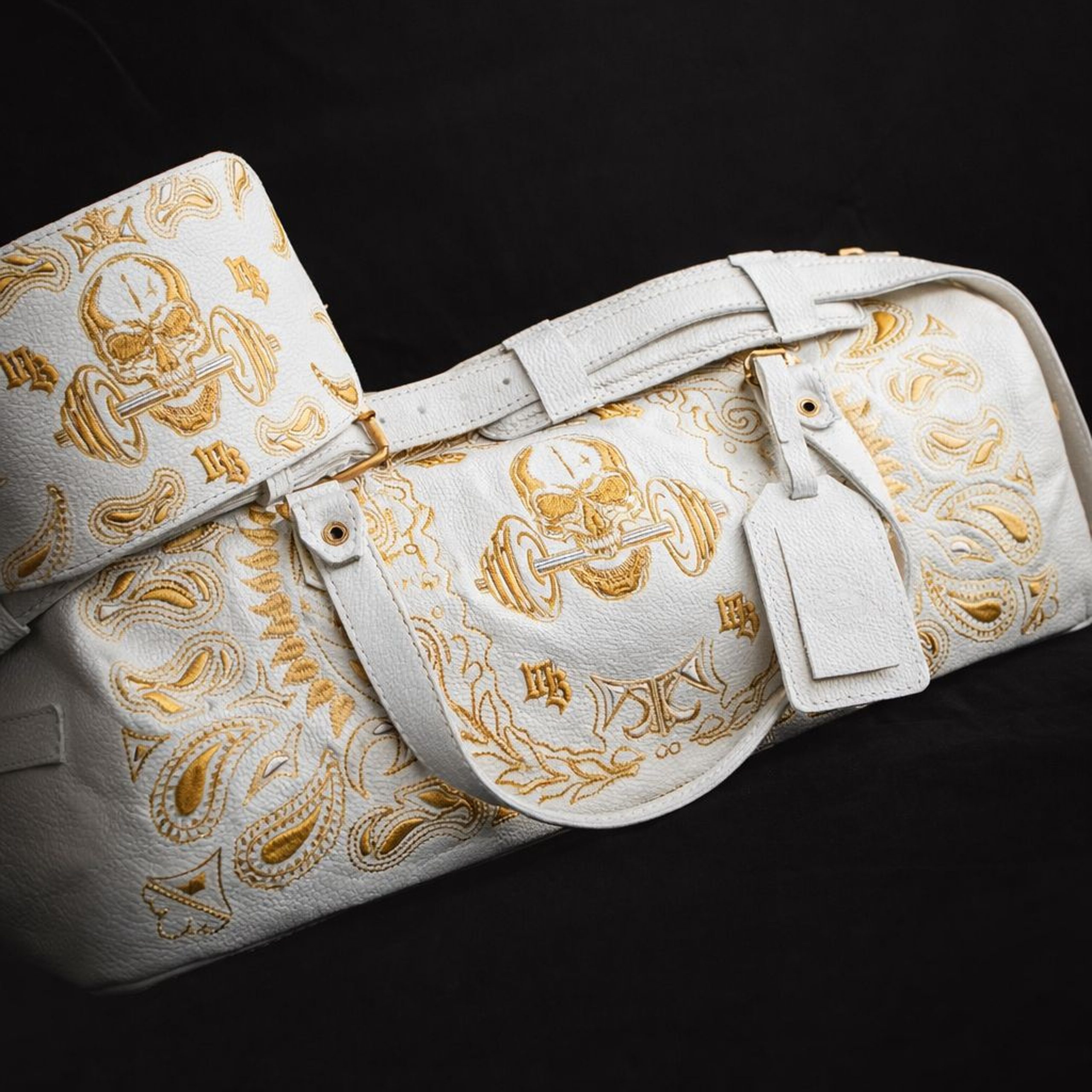 BANDANA DUFFEL BAG WHITE - Image 3