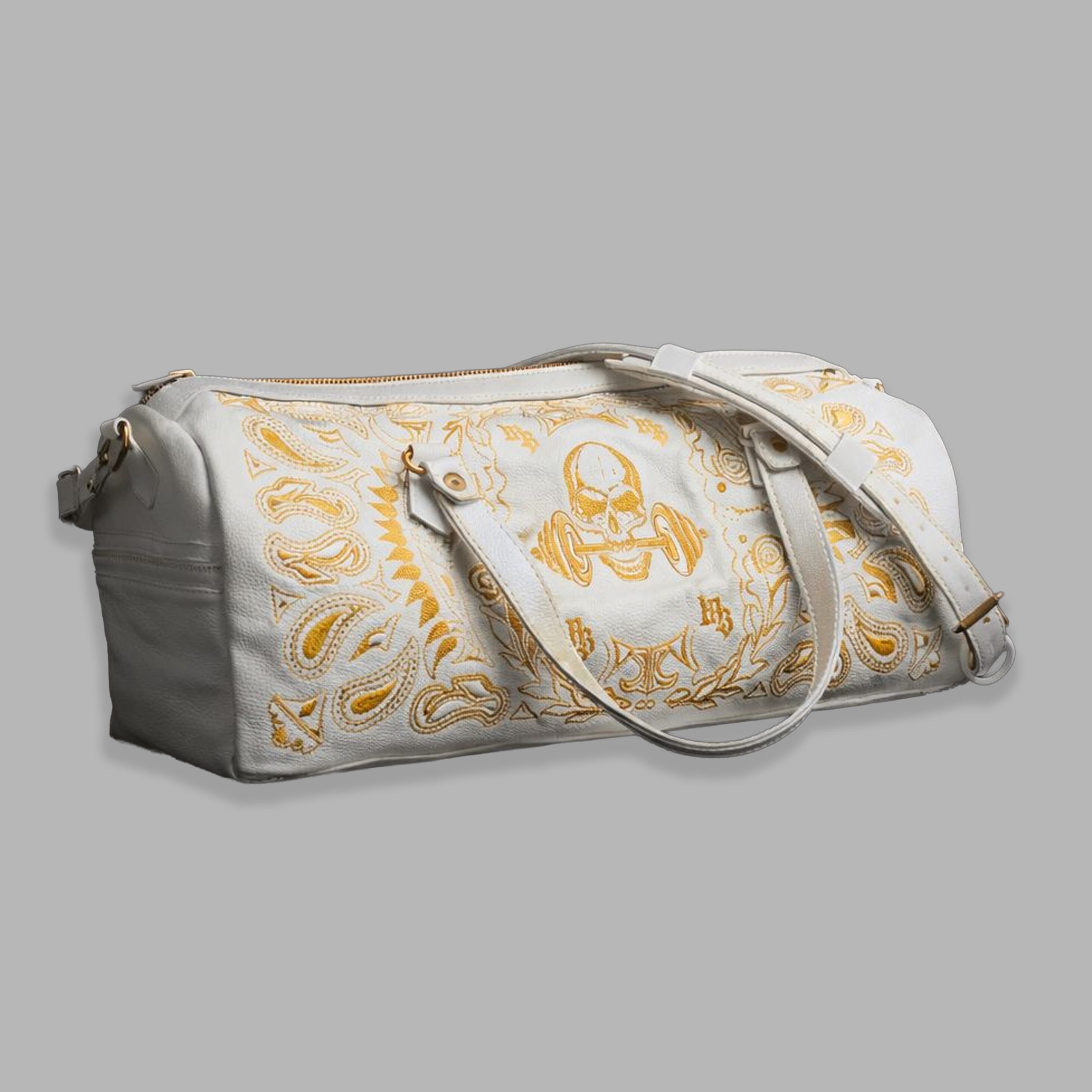 BANDANA DUFFEL BAG WHITE - Image 1